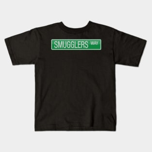 Smugglers Way Street Sign T-shirt Kids T-Shirt